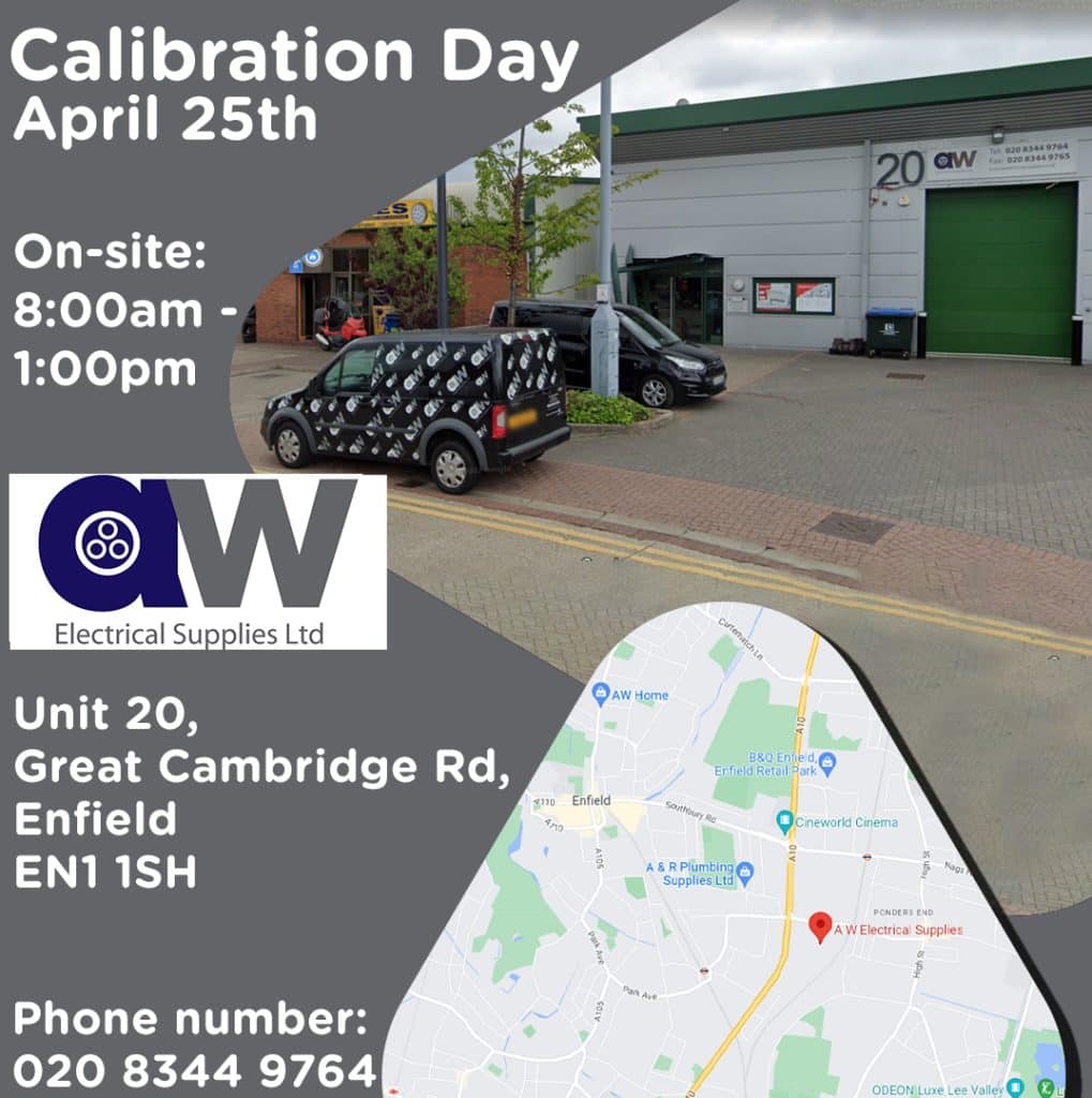 CalDay A W Electrical Supplies Enfield Calibration Day ReCAL