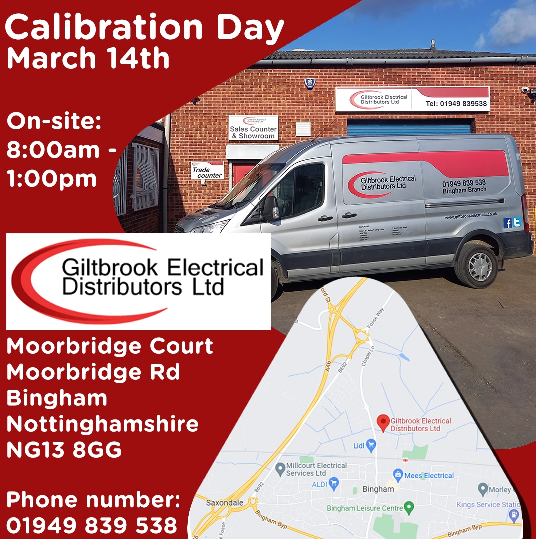 CalDay Giltbrook Electrical Nottingham Calibration Day ReCAL